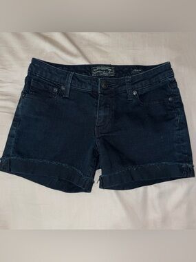 Seven7 Black Denim Shorts Size 27